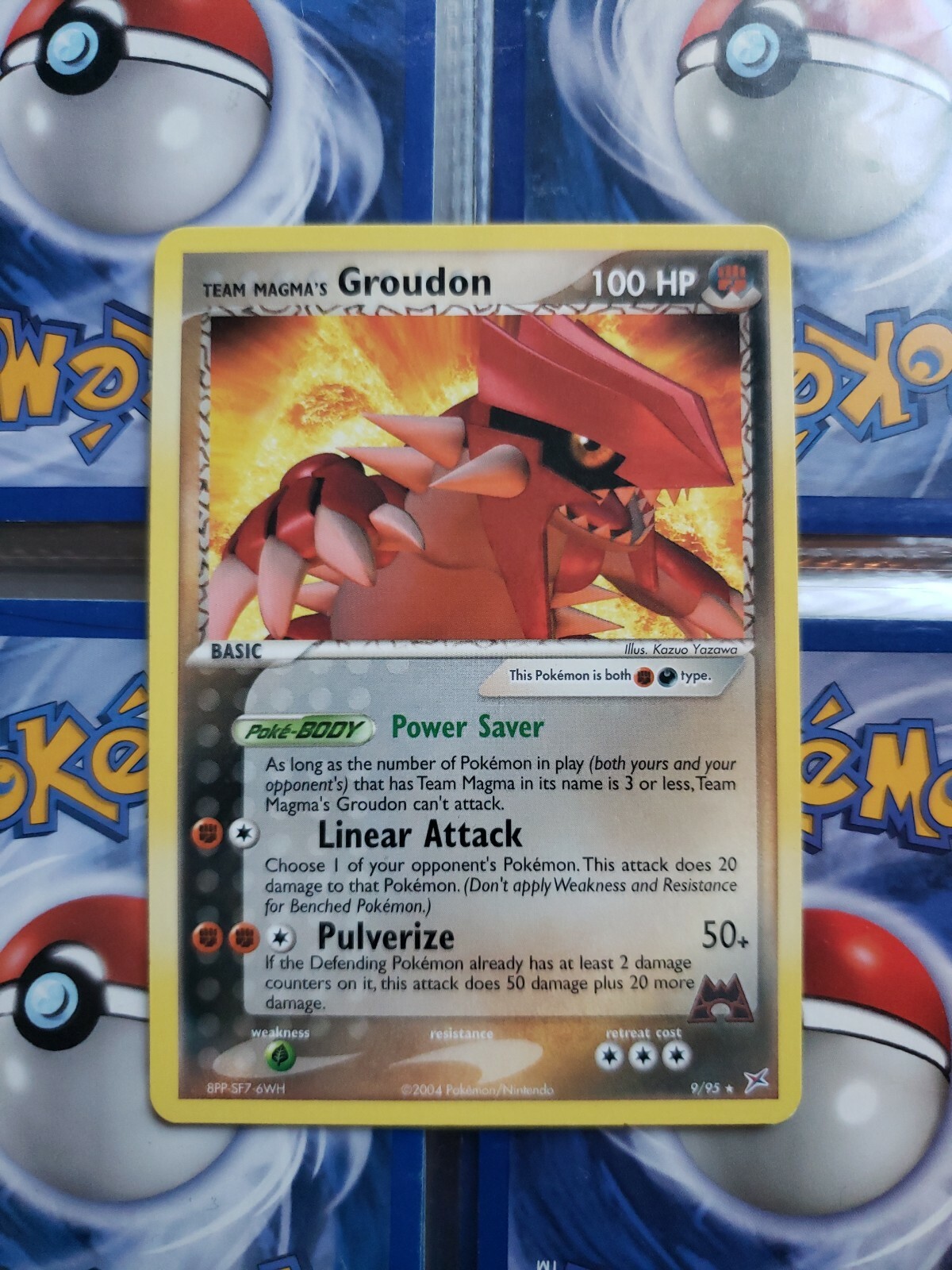 2004 Groudon EX NM-MT PSA 8 Hidden Legends 93/101