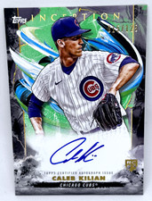 2023 Topps Inception Caleb Kilian Stars Green Rookie Auto Autograph RC #15/125