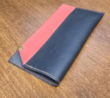 Beautiful Design Slip in Pocket EyeGlasses sunglass Case Soft Leather Felt Pouch