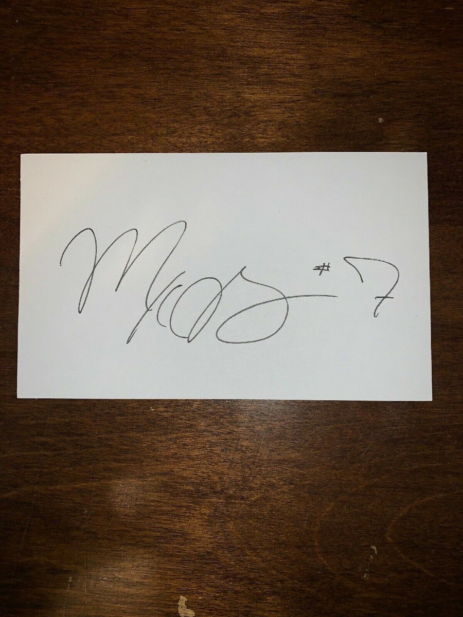 MIKE MAGEE - SOCCER - AUTOGRAPH SIGNED - INDEX CARD