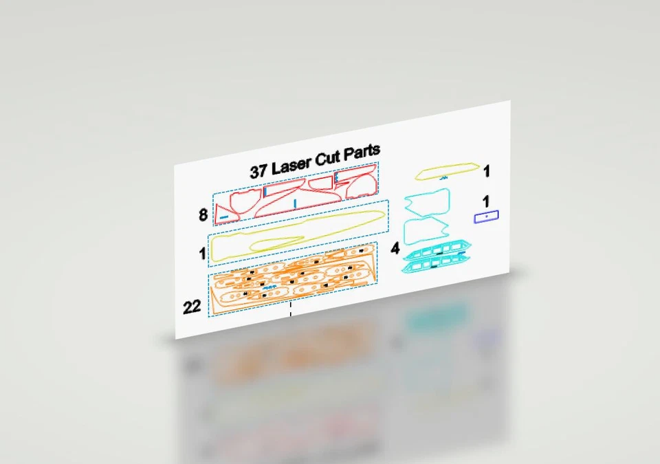 Nakajima B5N “Kate” Torpedo Bomber Vintage 049 Control Line Airplane Short Kit - Image 2 of 4