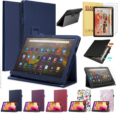 For Amazon Fire HD 11'' 10'' 8'' 7'' 2024/2023/2022 Leather Stand Tablet Cover Case