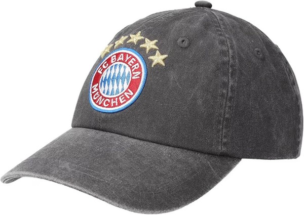 Fc Bayern MüNchen Baseballcap Logo Washed /Gy-image