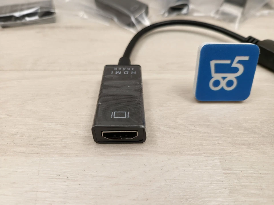 Adattatore SK video DP DisplayPort to HDMI 4K Notebook HP DELL Lenovo Fujitsu - Immagine 3 di 4