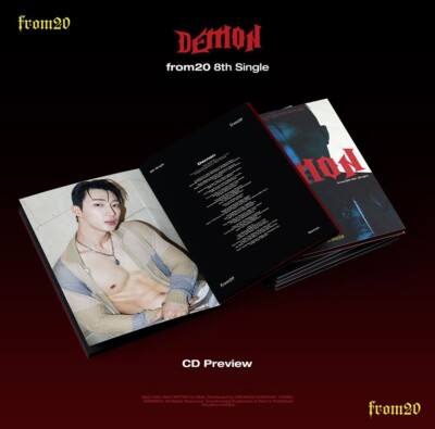 from20 - 8th Single Album [Demon] Photo Card CD Disc Kpop Book