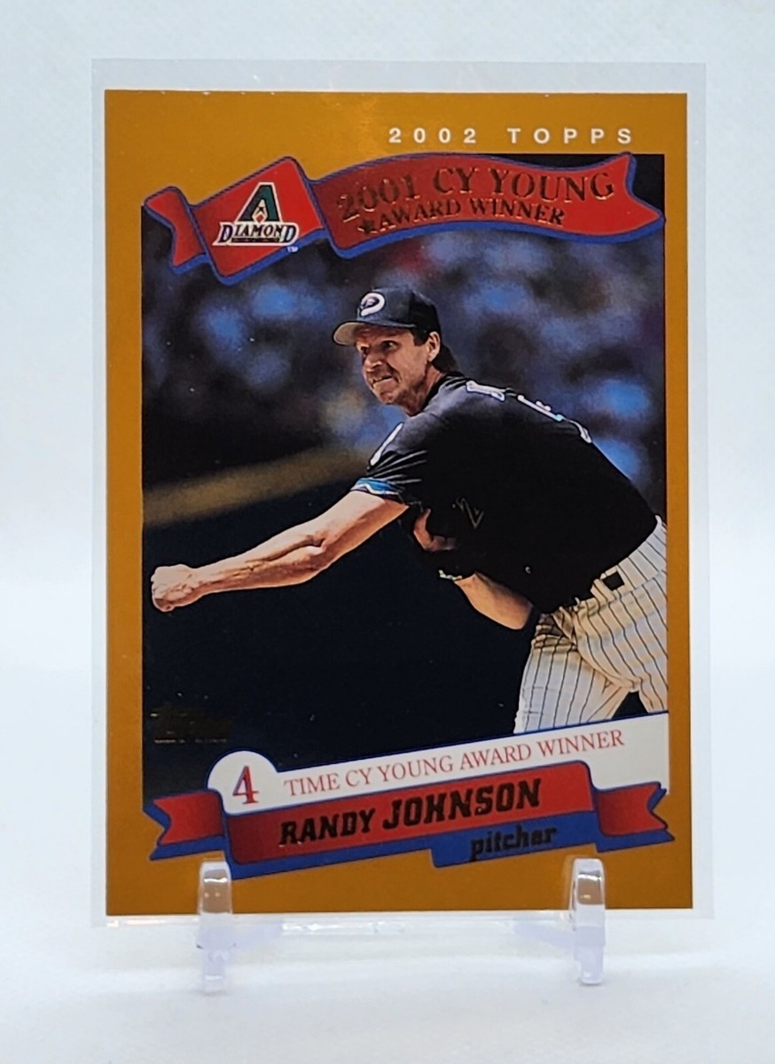 2002 Topps Baseball NL Cy Young Award Winner RANDY JOHNSON