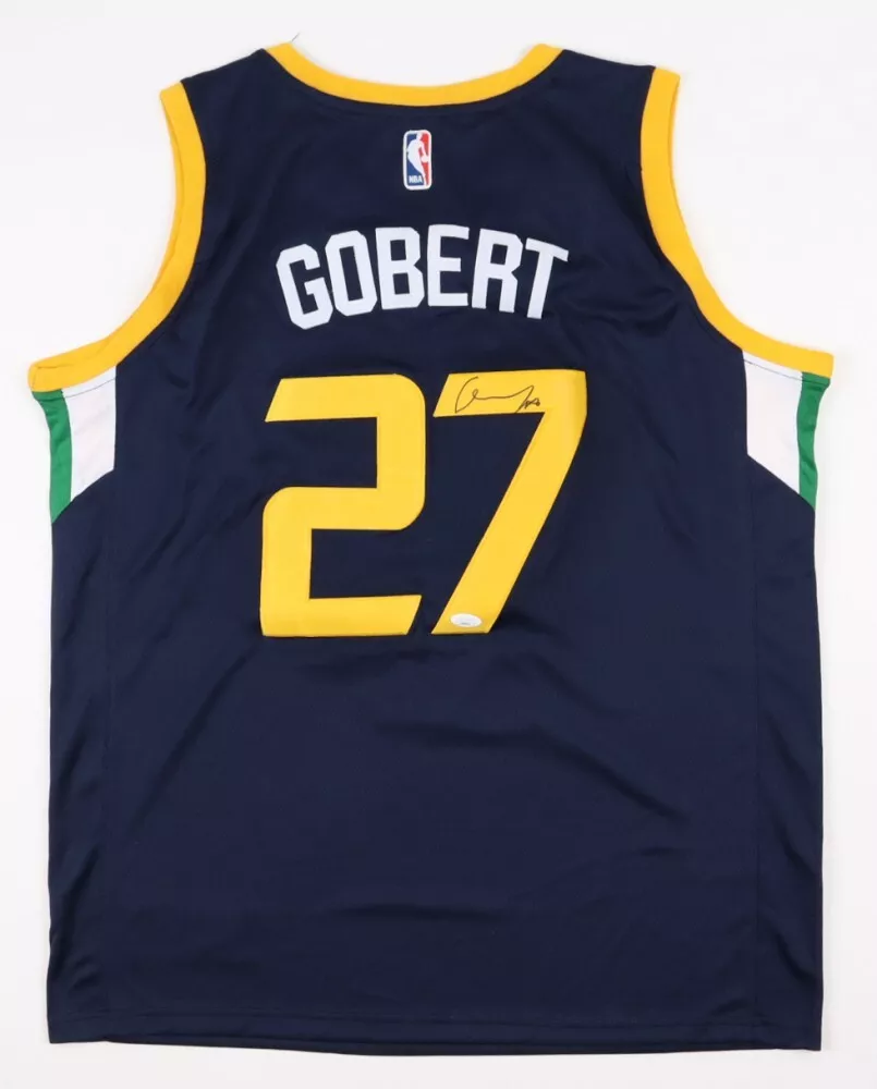 Rudy Gobert Signed Utah Jazz Jersey (JSA COA) 3xNBA All Star / 2020 Olympic  Team