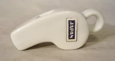 UNUSUAL VINTAGE REAL WORKING PORCELAIN WHISTLE MADE IN JAPAN