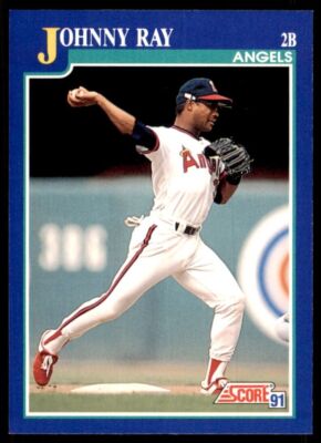 1991 SCORE JOHNNY RAY CALIFORNIA ANGELS #31