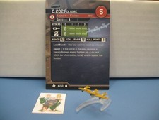  Axis Allies War at Sea TASK FORCE C. 202 Folgore 41/60 with card 