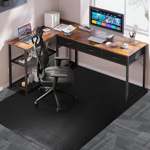 Large Office Chair Mat for Carpet, 46