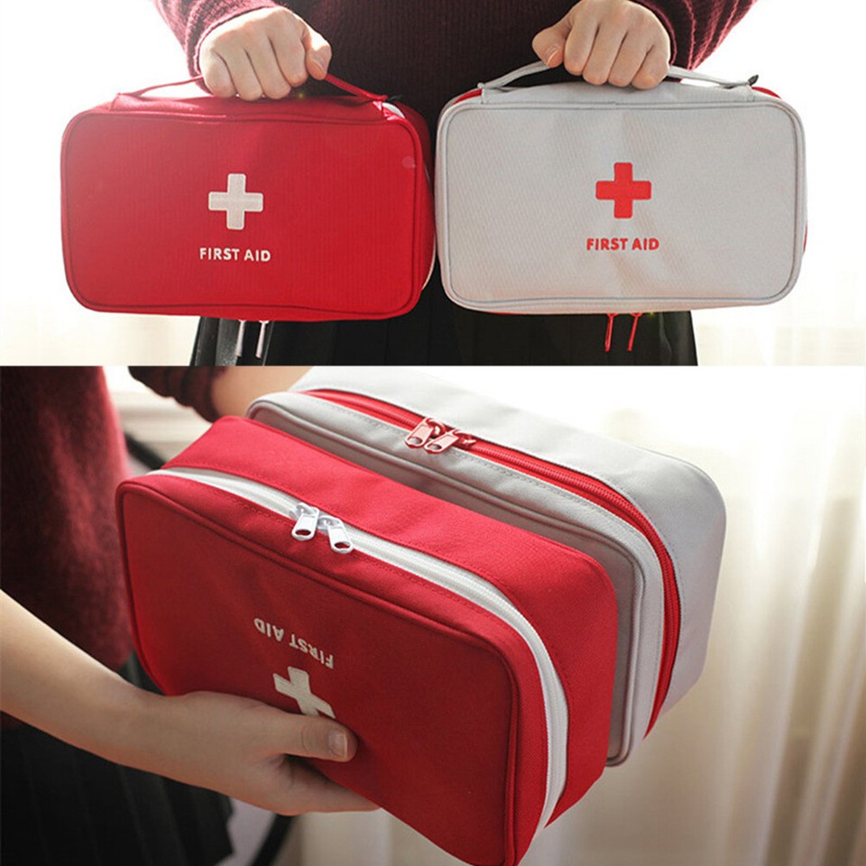First Aid Kit Emergency Portable Travel Outdoor Survival Medical Bag