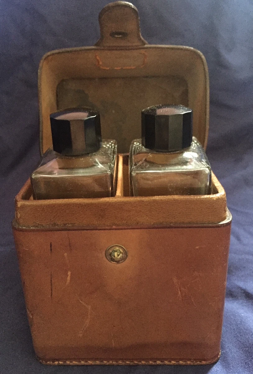 perfume with leather bottle
