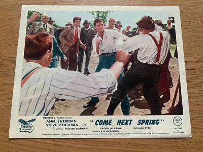 COME NEXT SPRING Original UK Lobby Card ANN SHERIDAN STEVE COCHRAN 10 x 8 1956 - Image 1 of 2