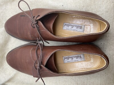 Wilson and Dean for GRAVATI Wilkes Bashford Brown Leather Shoes Size 12 Narrow Wilson and Dean for GRAVATI Wilkes Bashford Brown Leather  main image 2