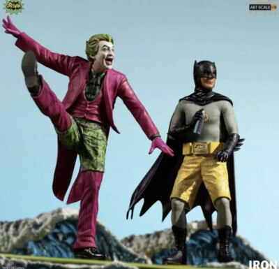Iron Studios Batman and Joker 1966 Art Scale 1/10