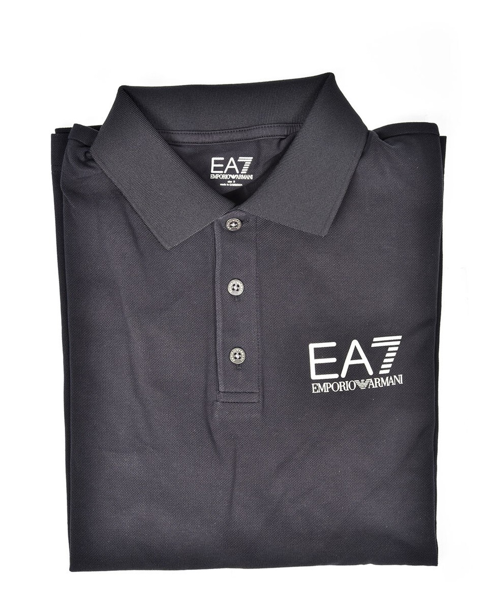 Emporio Armani EA7 Polo Shirt Cotton Man Black 3ZPF52PJ04Z