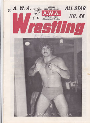 Wrestler Ramon Torres AWA Wrestling Program #66 Ramon Torres 1972 70s Verne Gagne Vintage | eBay