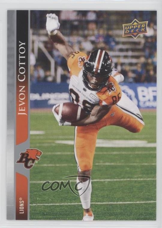 2021 Upper Deck CFL Blank Back Jevon Cottoy #190 07i7