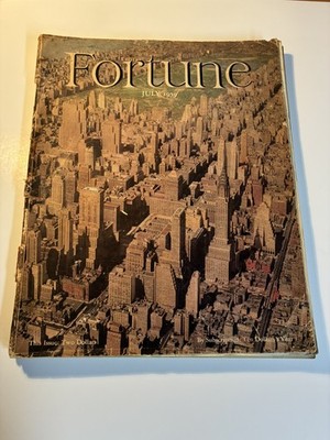 Fortune Magazine July 1939 New York City Includes Map Worlds Fair NYC