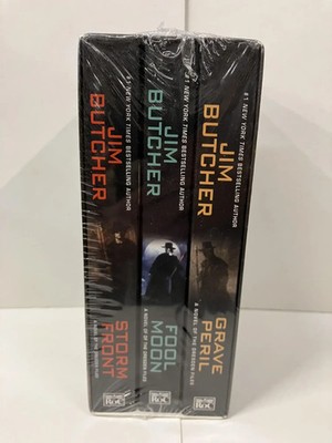 Storm Front/ Fool Moon/ Grave Peril (Books 1-3 Dresden Files} BRAND NEW SEALED