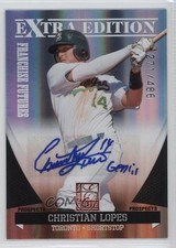 2011 Donruss Elite Extra Edition 271/486 Christian Lopes #77 Auto 0o9