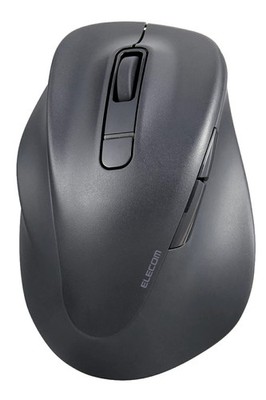 ELECOM M-XGL31BBSKBK Left Handed Bluetooth 5.0 Mouse EX-G Silent 5 Button Large