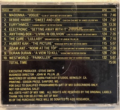 Madonna Blondie Anything Box Cure Duran Duran Electronic Eurythmics Adam Ant