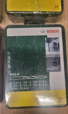 Bosch 2607019435 HSS Metall-Spiralbohrer-Set 19teilig 1 mm - 10 mm inkl DHL