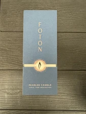 Foton Pearled Candle, Scent Free, Endlessly Customizable & Safer FREE SHIPPING!
