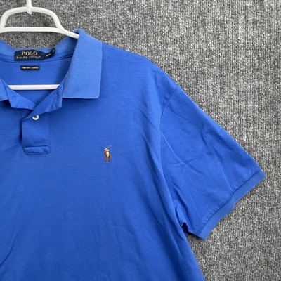 いお2点POLO Ralph Lauren Polo Ralph Lauren Men's Blue Yacht Multi Striped Jersey Rugby Polo