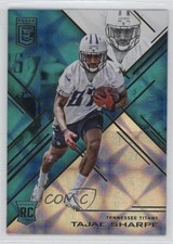 2016 Donruss Elite Elite Rookies Teal 19/75 Tajae Sharpe #141 b9e