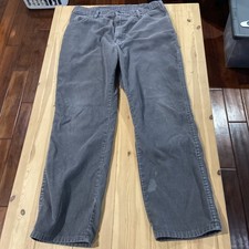 Vintage Men  s Dickies Khaki Gray Corduroy Pants Size 36x30 Skater Y2K