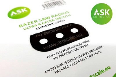 Art Scale Kit 200-T0013 - ASK Razor Saw Radius - ultra & extra smooth asymmetric