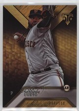 2016 Topps Triple Threads Amber /150 Johnny Cueto #77 0b0