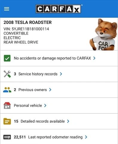 Tesla Roadster 2008 Foto 4 de 4