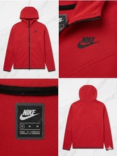  Nike Tech Fleece Kapuzenjacke / Hoodie   Rot...