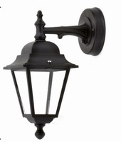 Wandleuchte AußEn Schwarz IP44 E27 Aluminium Rustikal Outdoor Lampe Garten Haus