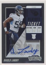 2018 Panini Contenders Rookie Playoff Ticket /99 Harold Landry #158 Auto 4l6