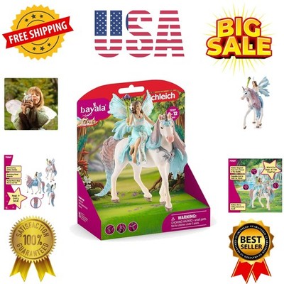 Bayala - 3PC Eyela Fairy Toy with Princess Unicorn Figurine - Fantasy Fairy F...