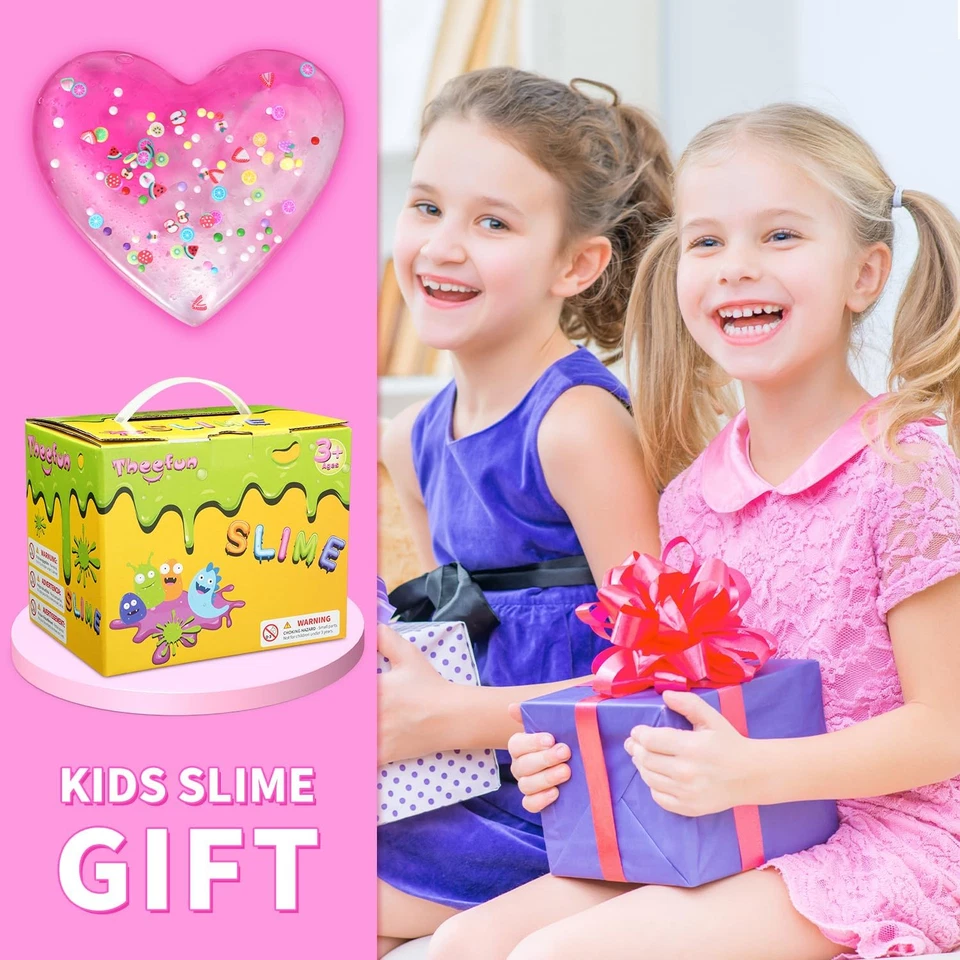 Slime Kit, Fai Da Te Slime Making Kit Con 20 Cristalli Di Slime, 4 Argilla, Cio - Immagine 4 di 4