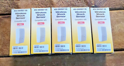 (Lot of 5) DSC Wireless Shock Sensor #EV-DW4927 SS - Door Window Contact Alarm
