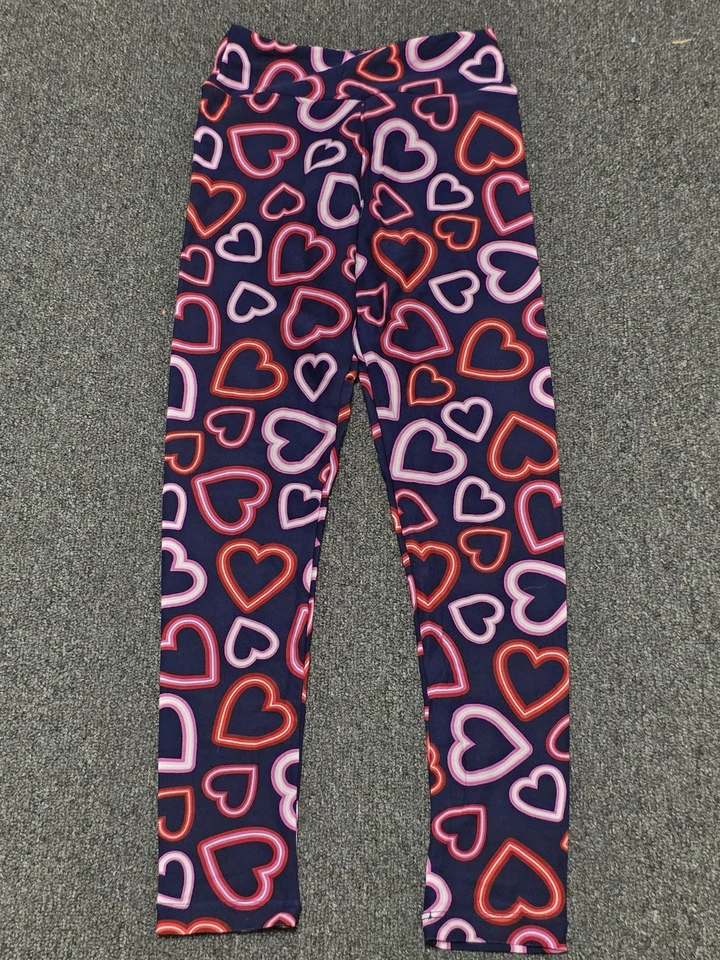 Lularoe 全新无标签-补间紧身裤-情人节-霓虹灯几何心形 — 第 3/3 张图片