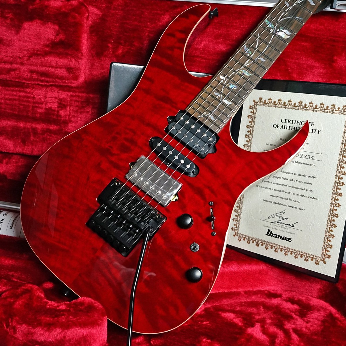 ギター Ibanez RG8870 Almandite Garnet Ibanez Rg8870 Agt-Almandite Garnet Ax Design Lab Made In