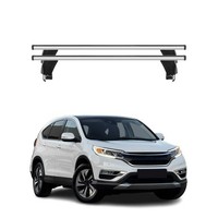 Menabo DachträGer GrundtäGer FüR Honda CR-V Mk4 2012-2016 50Kg Alu Silber 2 Tlg