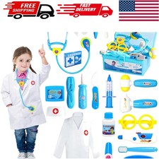 Comprehensive Toddler Doctor Play Set: Coat, Stethoscope  Accessories Included