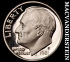 1981-S Roosevelt Dime- Choice Gem Proof Luster No Reserve #J6029