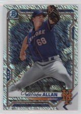2021 Bowman Chrome Prospects Shimmer Refractor Matthew Allan #BCP-211 6u5