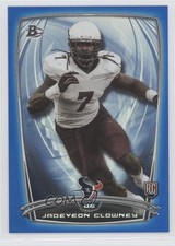 2014 Bowman Rookies Blue Foil 128/499 Jadeveon Clowney #92 0j6