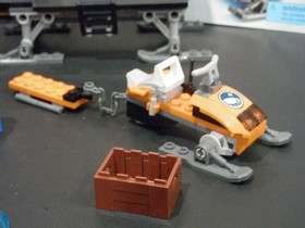 Lego City Lot Arctic Outpost 60035 & Arctic Snowmobile 60032 see description